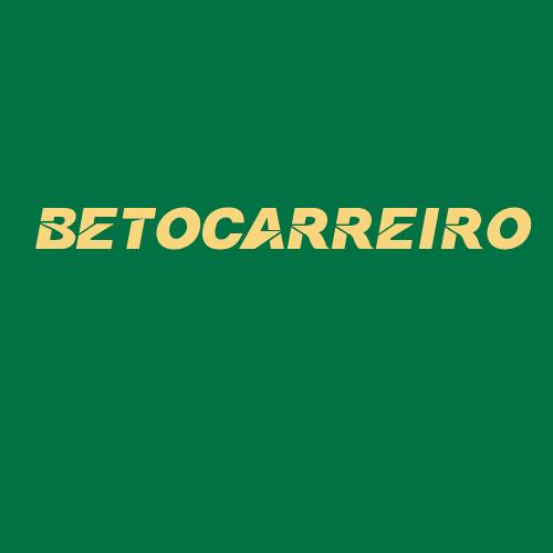 Logo da BETOCARREIRO